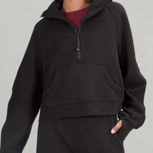 101. Lululemon Scuba Oversized Funnel Neck Shirt Black